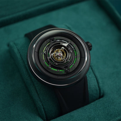 Peacock Center Tourbillon PBG0101 Black Hole Deep Sea Black