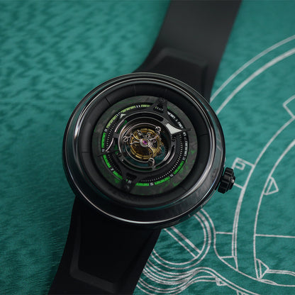 Peacock Center Tourbillon PBG0101 Black Hole Deep Sea Black