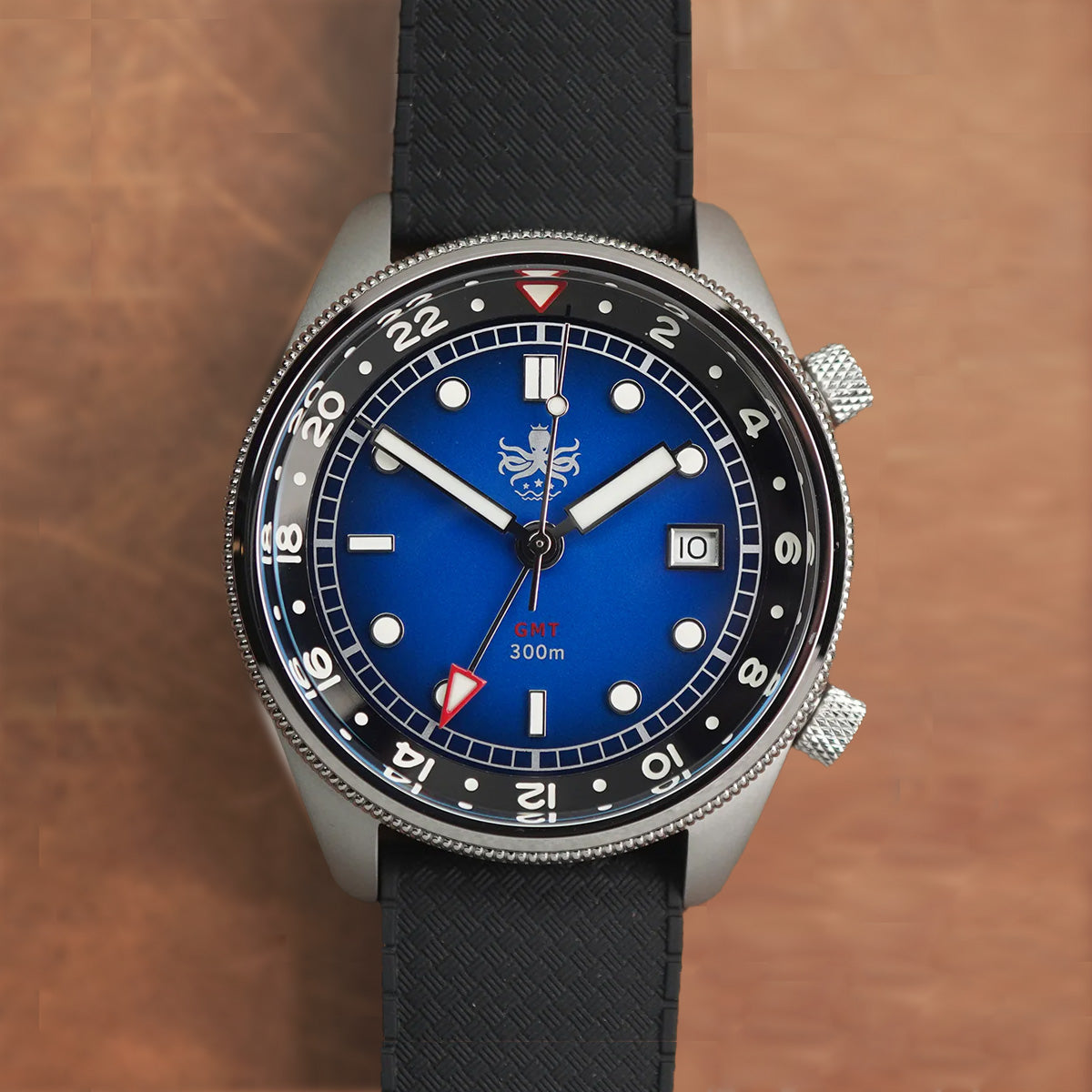 Phoibos Eagle Ray 300m Super Compressor GMT PX023B Fume Blue