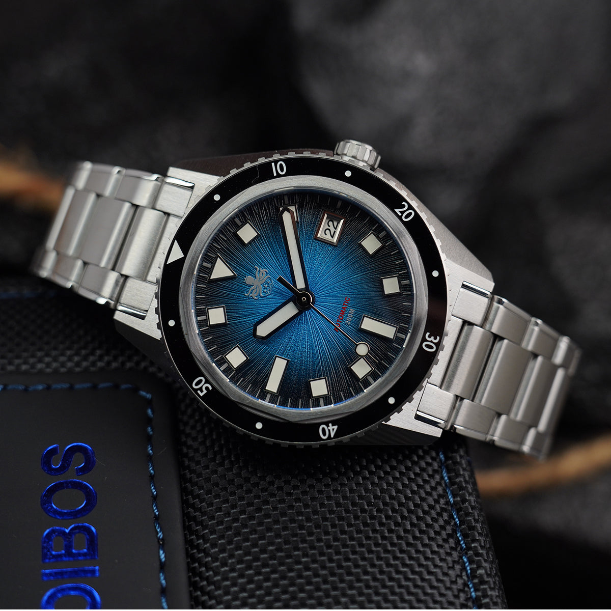 Phoibos Argo PY052B Spiral Sunray Blue - Horology Story Youtube Store