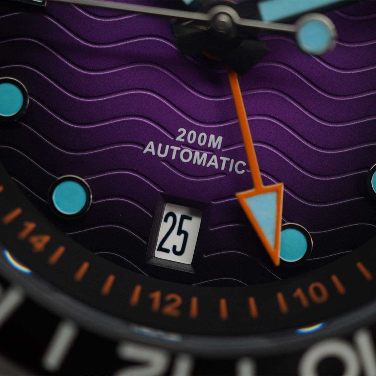 Phoibos Wave Master GMT 200M PY049H Purple Dial - Horology Story Youtube Store