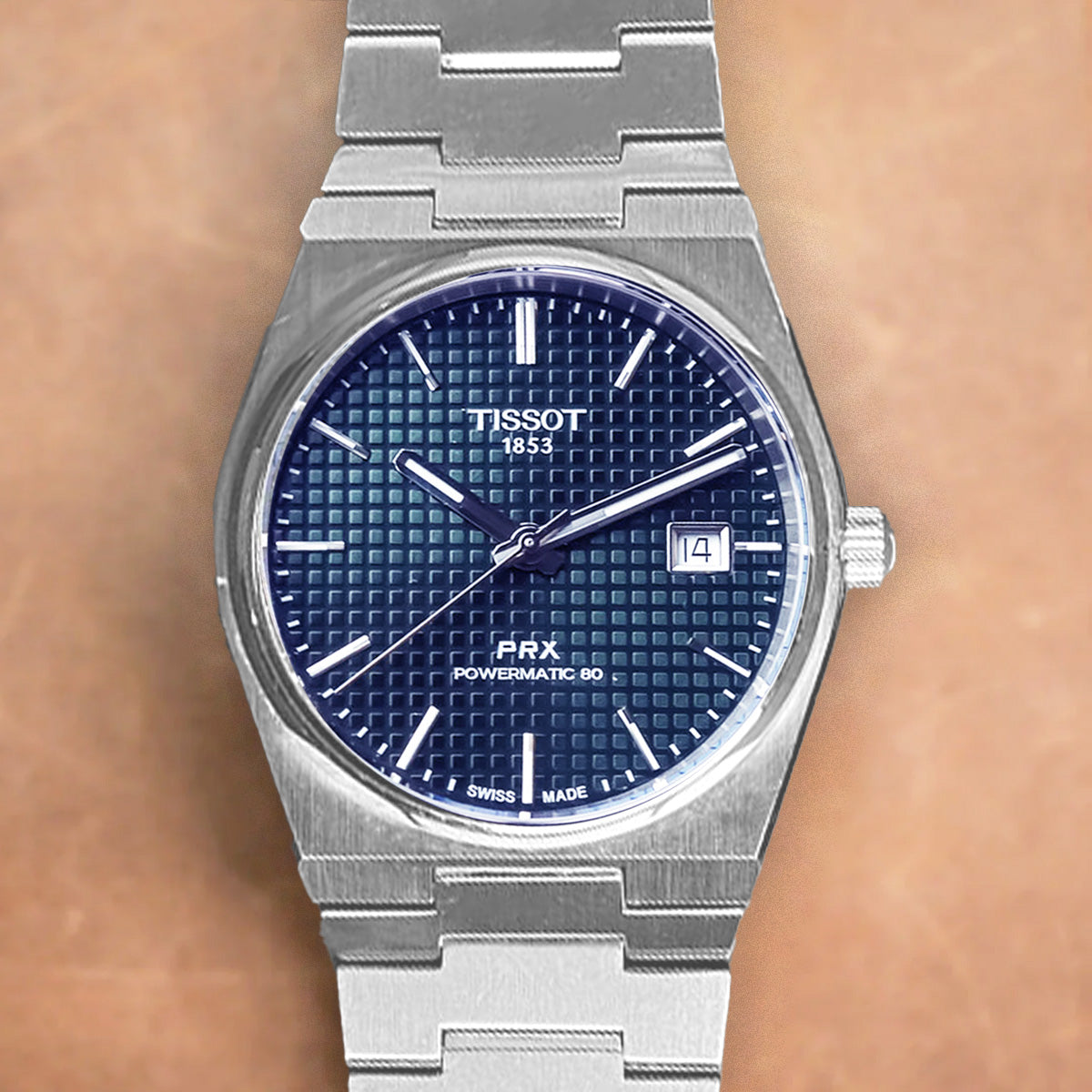 Tissot PRX 40mm T137.407.11.041.00 Powermatic 80 Blue Dial on Bracelet