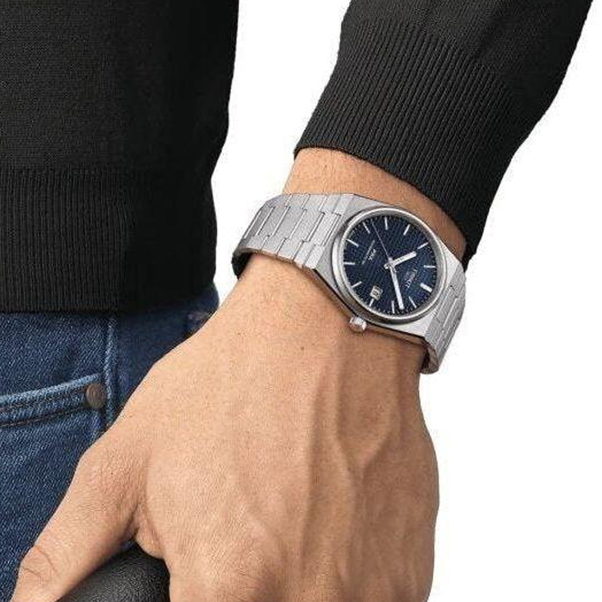 Tissot PRX 40mm T137.407.11.041.00 Powermatic 80 Blue Dial on Bracelet