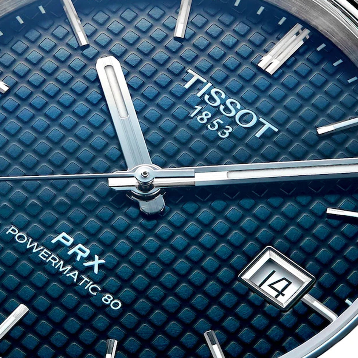 Tissot PRX 40mm T137.407.11.041.00 Powermatic 80 Blue Dial on Bracelet