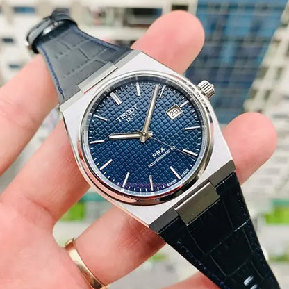Tissot PRX 40mm T137.407.16.041.00 Powermatic 80 Blue Dial on Leather