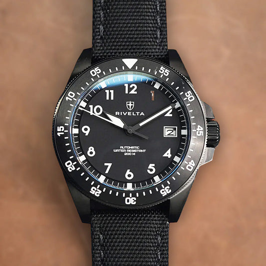 Rivelta Metrodive 02 Black Dial