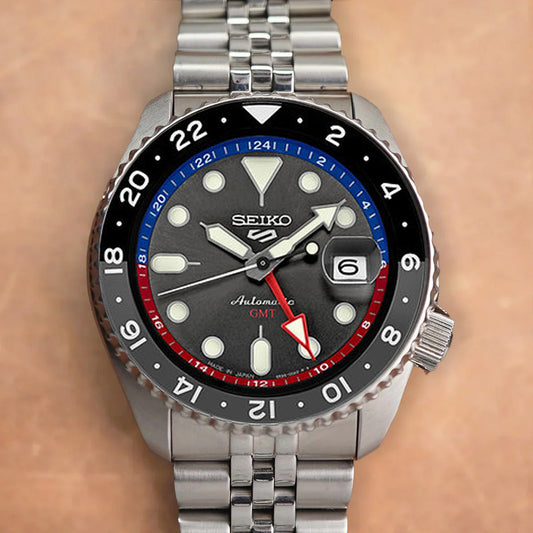 Seiko 5 Sports GMT SSK019K1  Grey USA Exclusive Edition