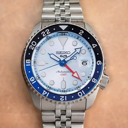 Seiko 5 Sports GMT SSK029K1 Ice Blue Limited Edition