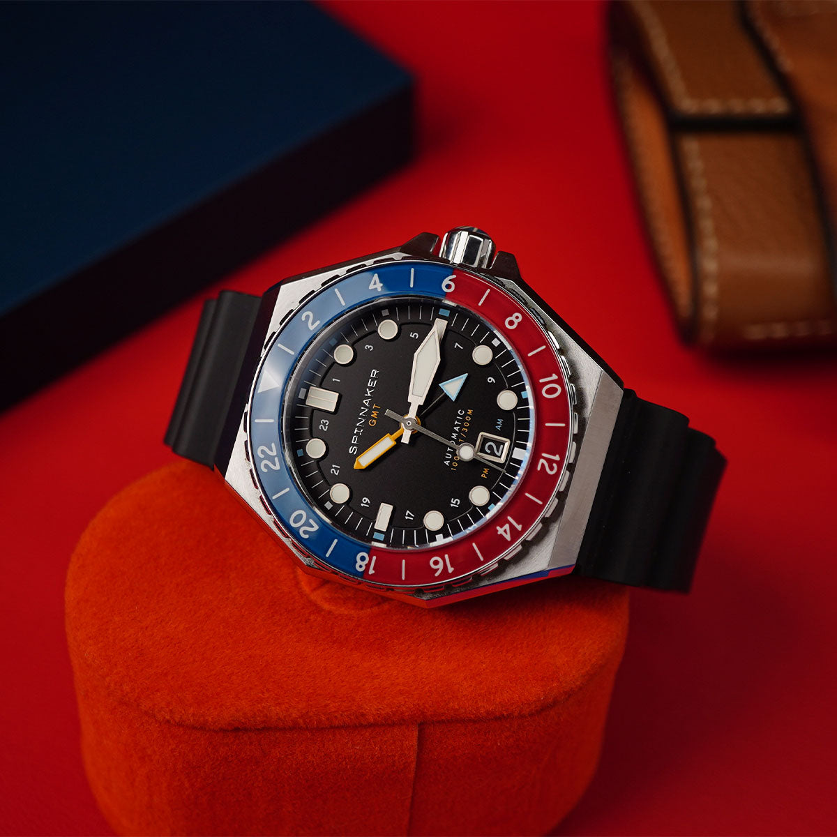 Spinnaker Dumas GMT Cobalt Crimson