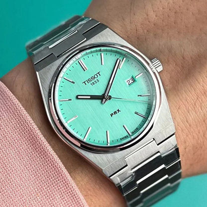 Tissot PRX 40mm T137.410.11.091.01 Quartz Mint Dial on Bracelet