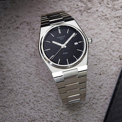 Tissot PRX 40mm T137.410.11.051.00 Quartz Black Dial on Bracelet