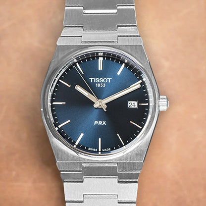 Tissot PRX 40mm T137.410.11.041.00 Quartz Blue Dial on Bracelet