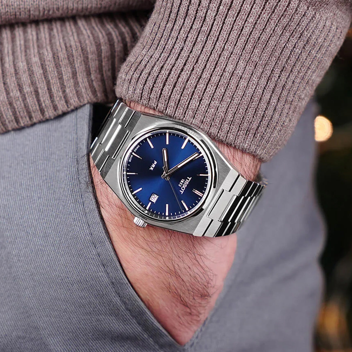 Tissot PRX 40mm T137.410.11.041.00 Quartz Blue Dial on Bracelet