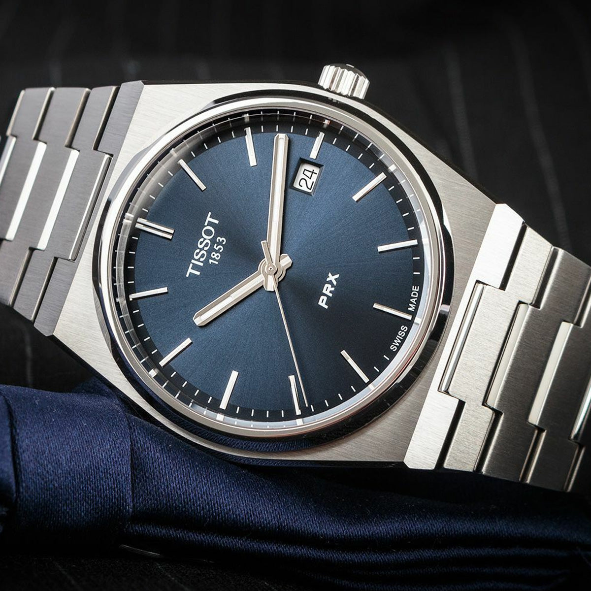 Tissot PRX 40mm T137.410.11.041.00 Quartz Blue Dial on Bracelet