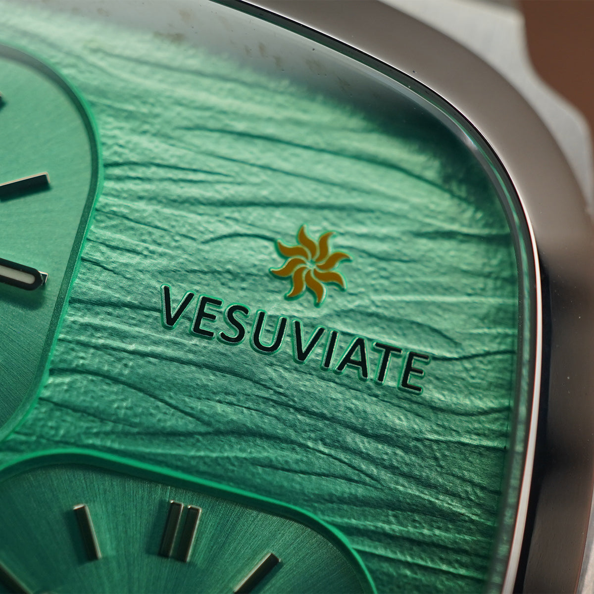 Vesuviate Attivo-Duplex 39mm Cyan Green Dual Dial - Horology Story Youtube Store