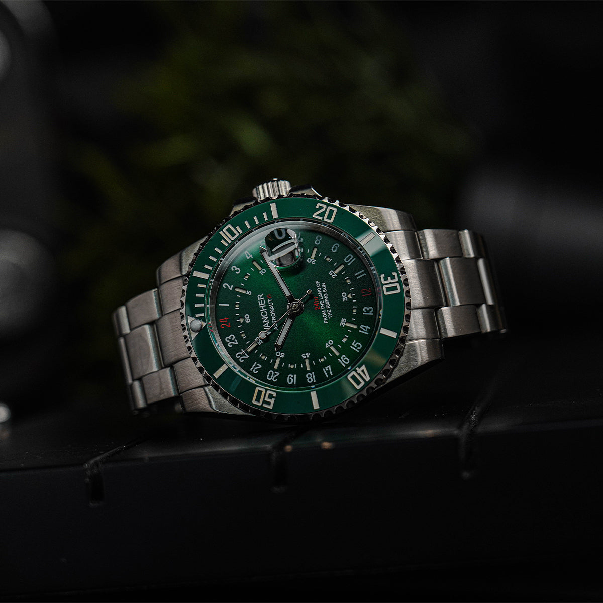 Wancher Astronaut III 24 Hour Green Dial