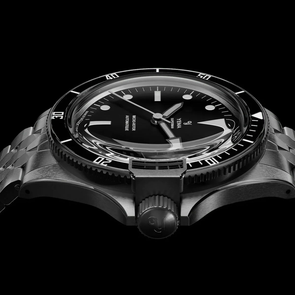 Superman Slim CMM.20 Black Dial