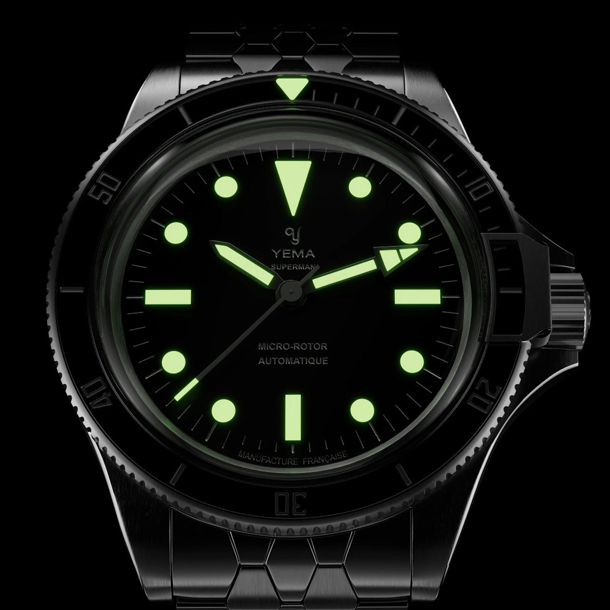 Superman Slim CMM.20 Black Dial