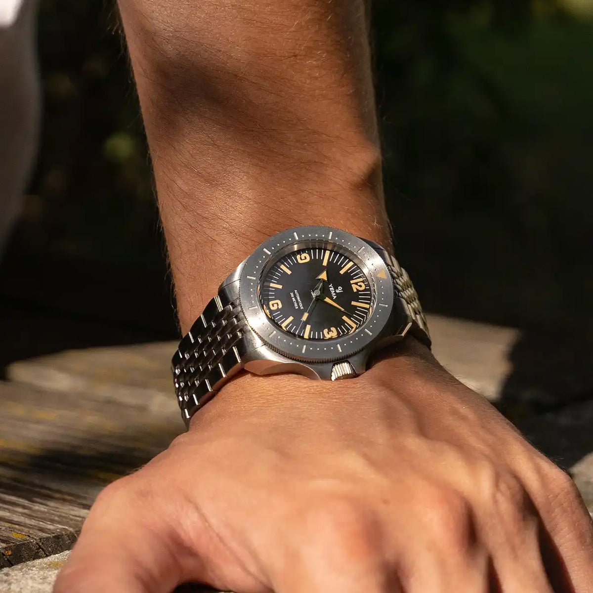 Diver Vintage Inspired Black Dial