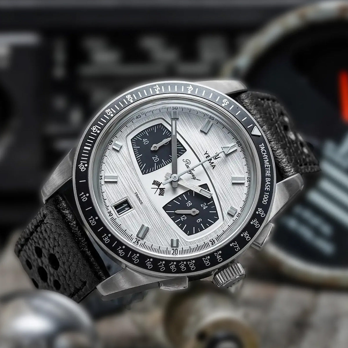 Rallygraf Meca-Quartz II White Dial