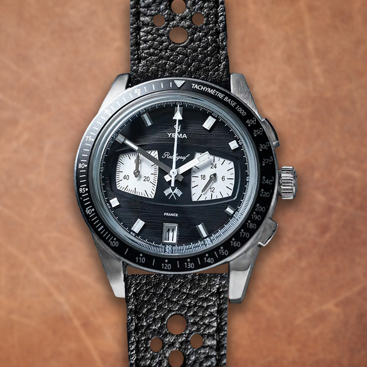 Rallygraf Meca-Quartz II Black Dial