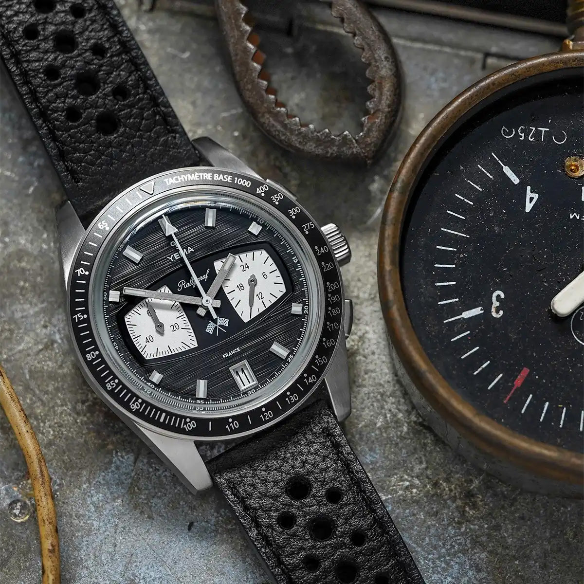 Rallygraf Meca-Quartz II Black Dial