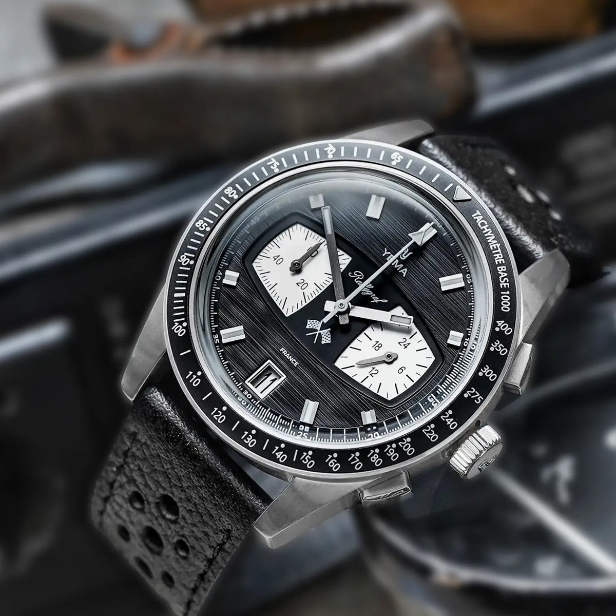 Rallygraf Meca-Quartz II Black Dial