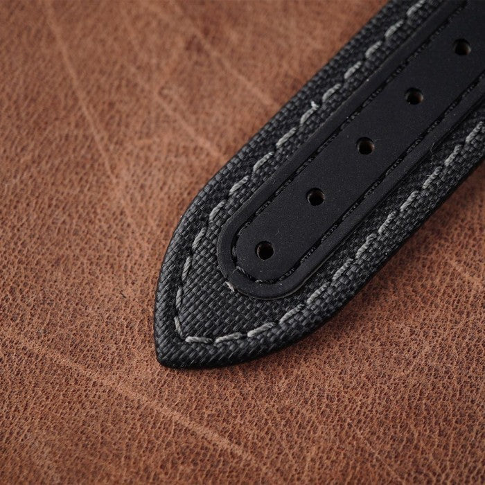 Artem Loop-Less Black - Grey Stitching