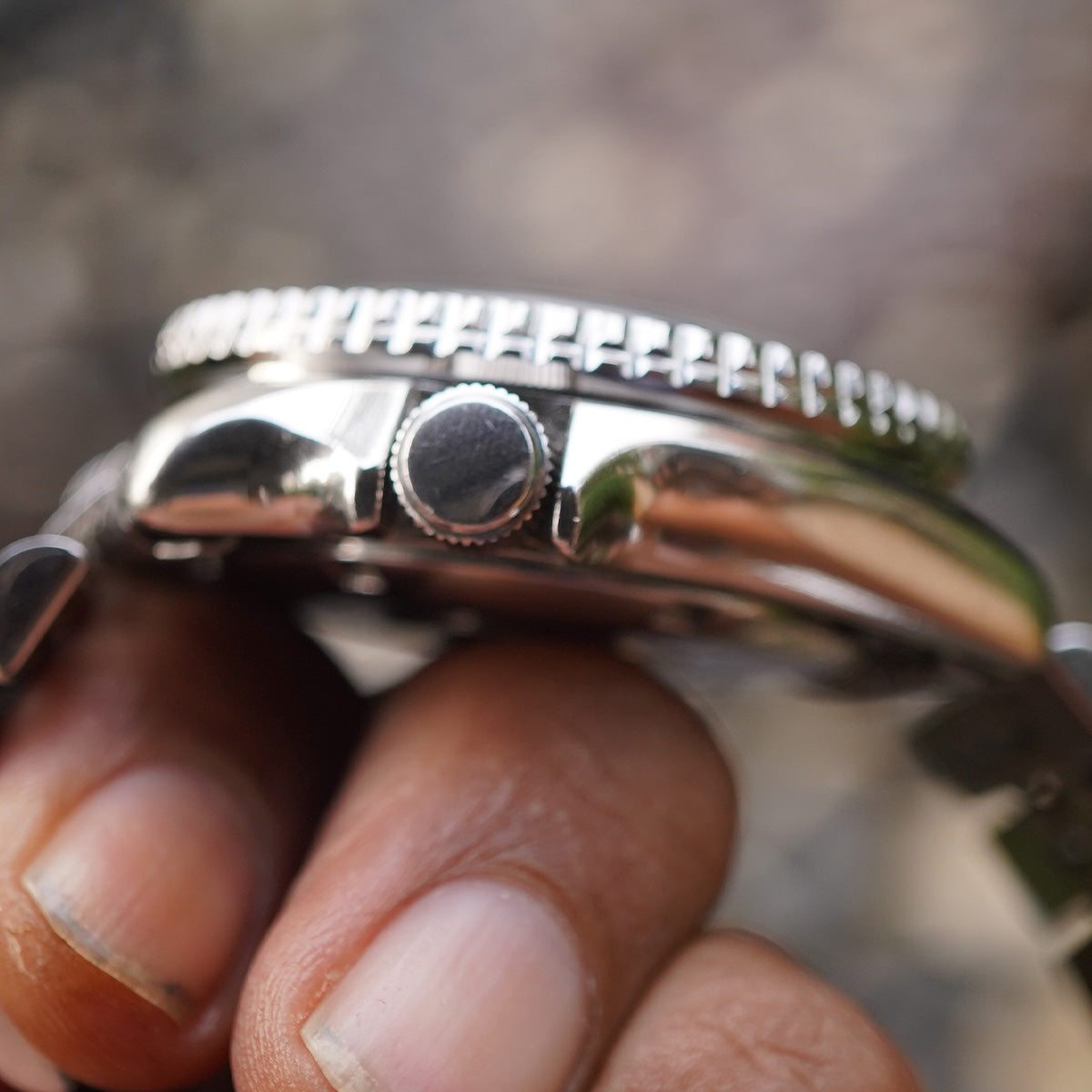 Seiko SKX009 Pepsi Top Hat Sapphire Crystal Mod (Watch Only)