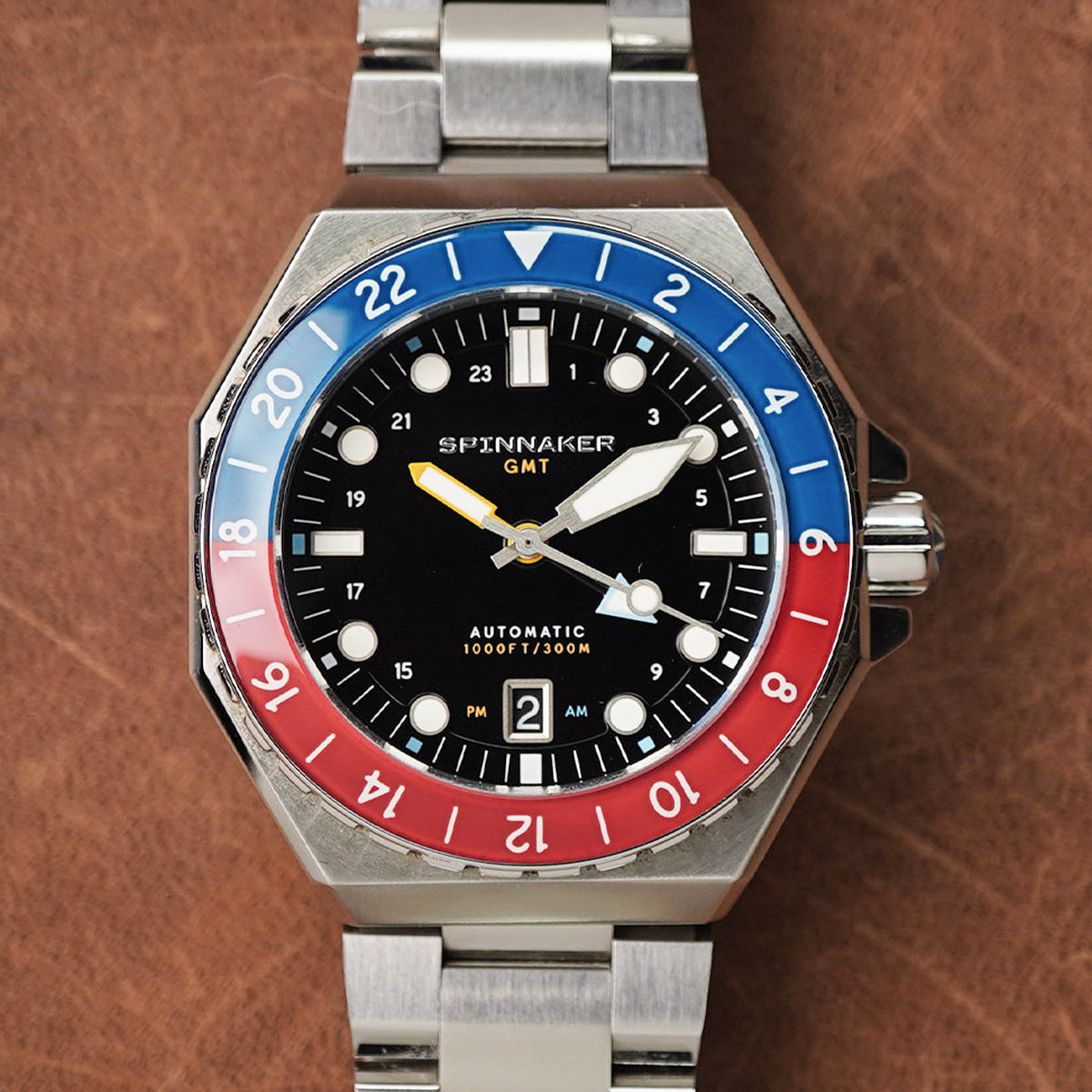 Spinnaker Dumas GMT Cobalt Crimson