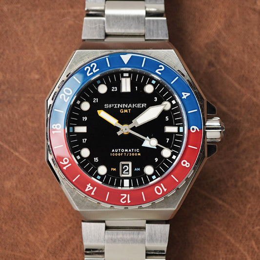 Spinnaker Dumas GMT Cobalt Crimson - Horology Story Youtube Store