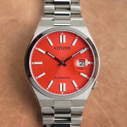 Citizen Tsuyosa NJ0158-89W X Pantone Blazing Red Dial