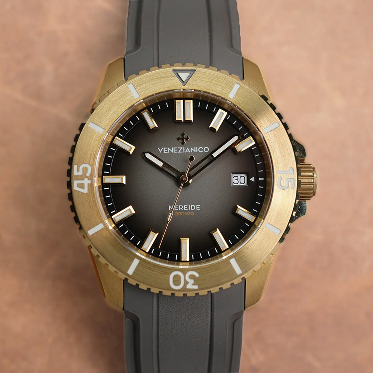 Venezianico Nereide 42mm 4521555 Bronzo Fume Dial